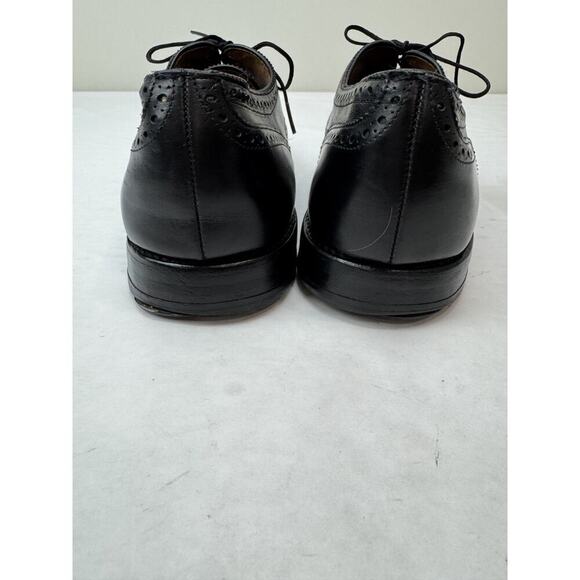 Allen Edmonds Sanford Cap Toe Oxford Brogues Black Leather Dress Shoes 10.5 B US - Picture 7 of 14